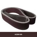 Schleifbänder 75x2000 mm Korn 80 Stahl und Holz